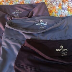 3 pairs 90 degree leggings
